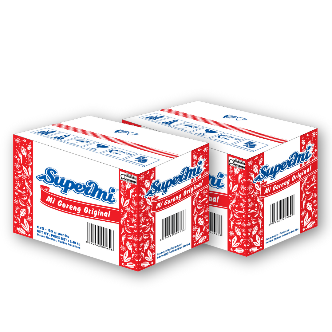 2 Boxes of Supermi Mi Goreng Original (2 x 30 pk)