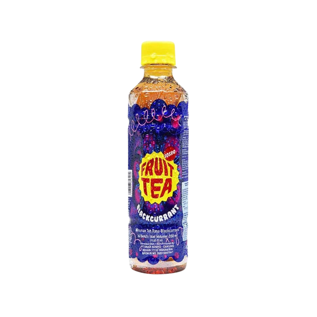 Supermi Mi Goreng Original (20 pk) + 6 Packs of Fruit Tea Sosro Blackcurrant (6 x 350 ml)