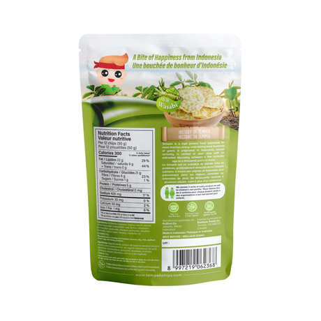 WOH Tempeh Chips Wasabi (70 Gr)